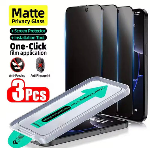 pack de 3 protectores de pantalla matte con privacidad