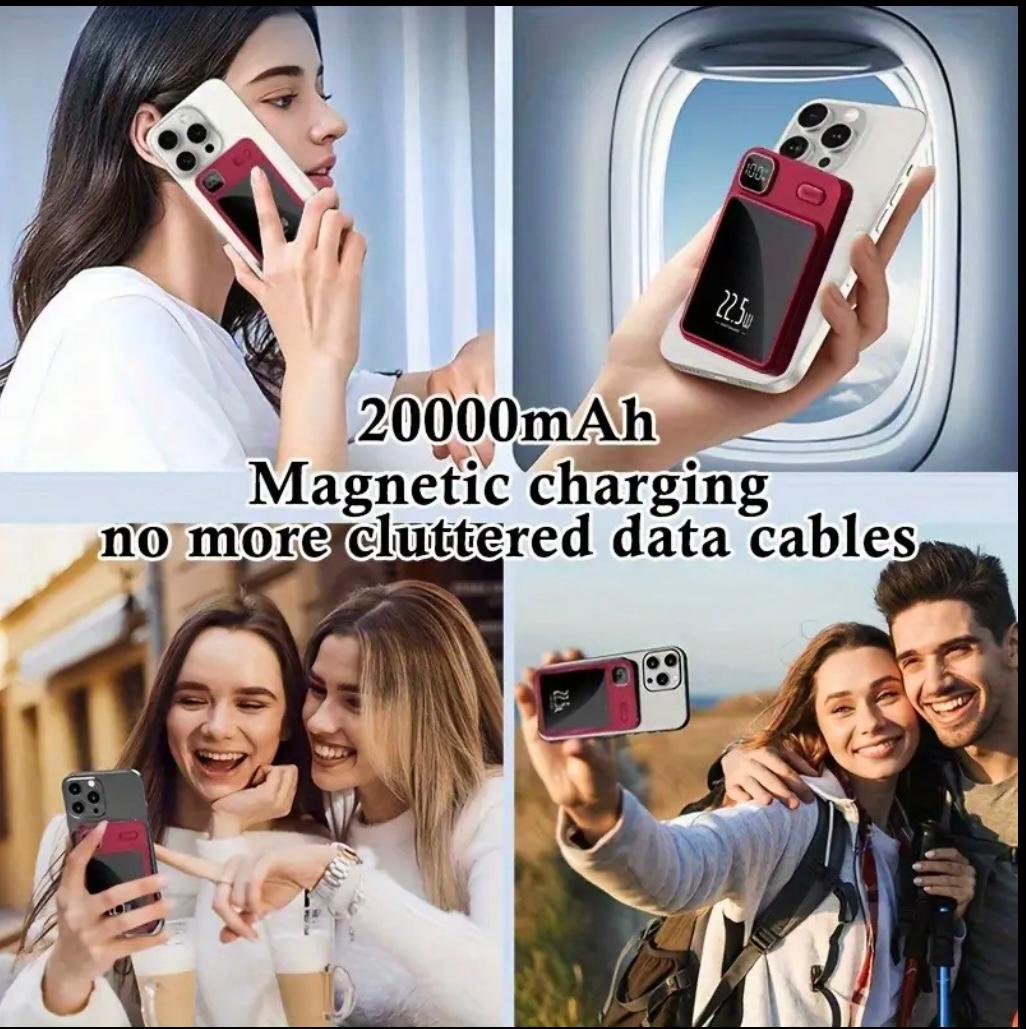 Cargador Magnético Inalámbrico 20.000mAh