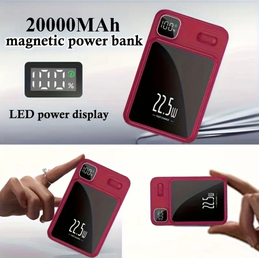 Cargador Magnético Inalámbrico 20.000mAh