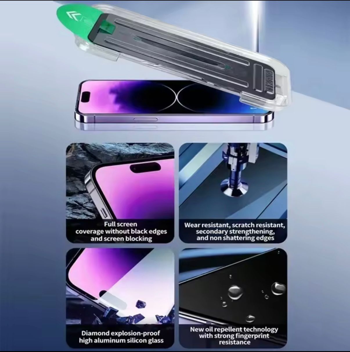 pack de 3 protectores de pantalla matte con privacidad
